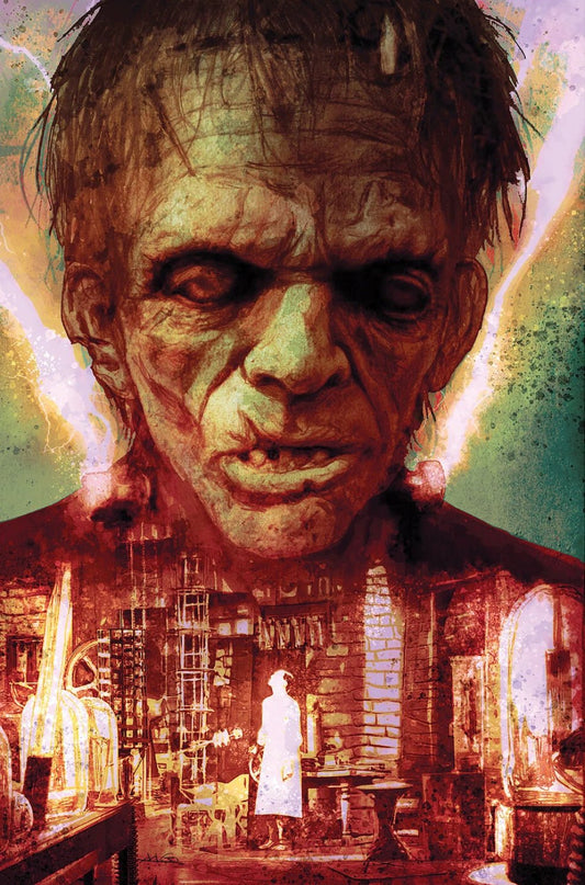 FRANKENSTEIN 1 - MICHAEL GAYDOS Cardstock Black Saber Comics Exclusive - East Coast Comics