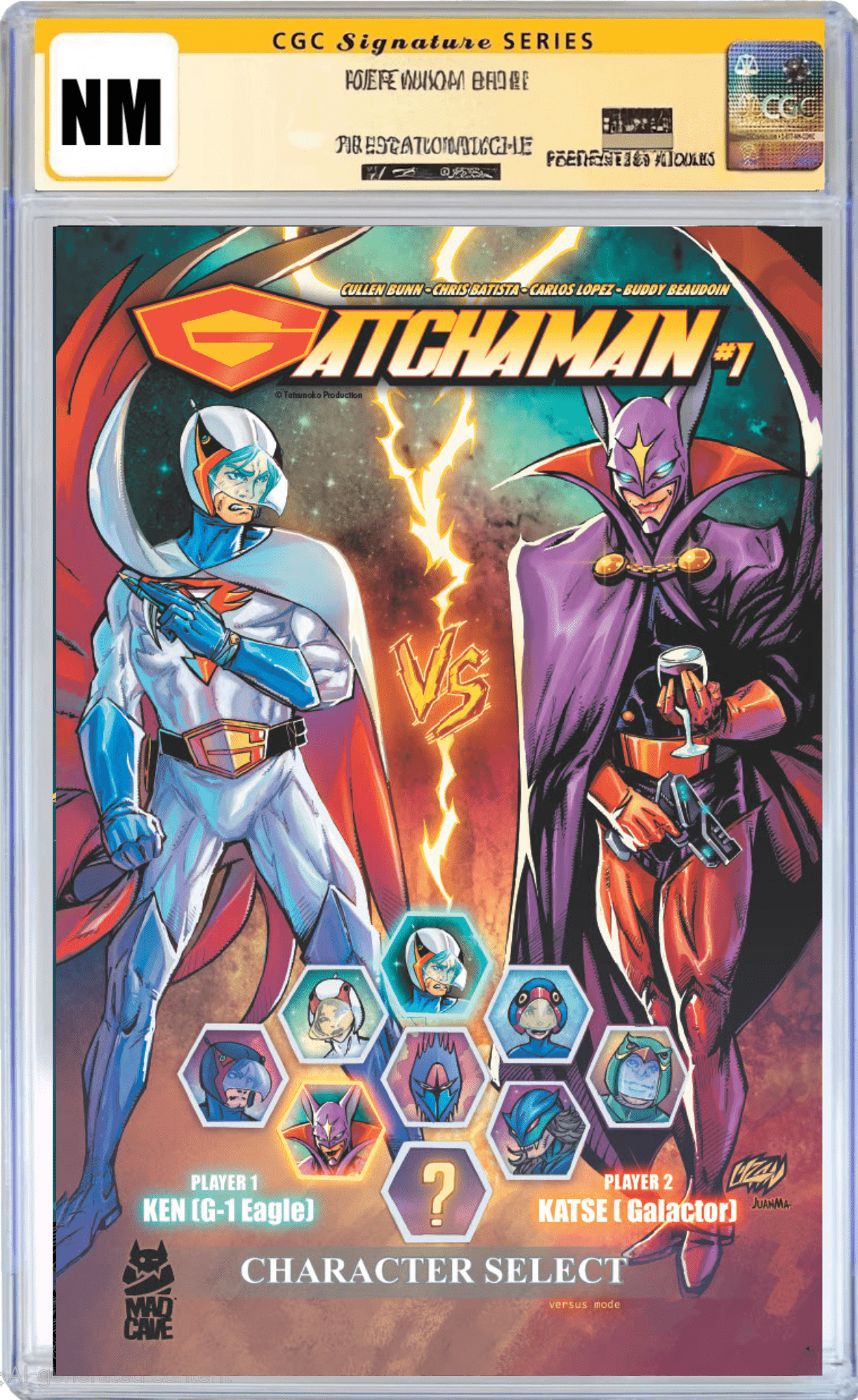 Gatchaman 1 - ECC Frank Uzan Variant - CGC SS 9.8 - East Coast Comics