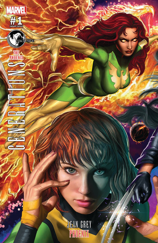 Generations Phoenix & Jean Grey 1 Connecting Unknown Comic Books Horn Cvr A 8/9/2017 - East Coast Comics