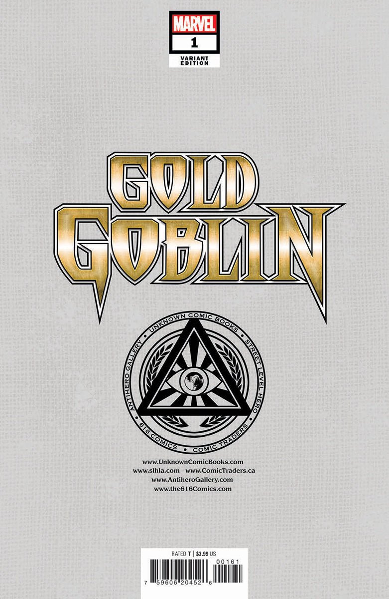 Gold Goblin 1 Unknown Comics Alan Quah Exclusive Var (11/16/2022) - East Coast Comics
