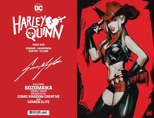 HARLEY 39 Virgin FOIL BY SOZOMAIKA C2E2 Black Saber Comics Exclusive!! - East Coast Comics