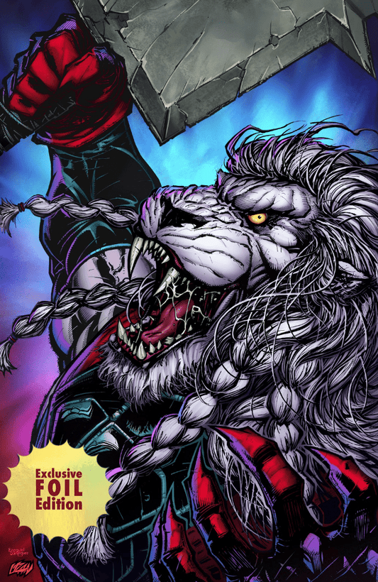 Invincible Battle Beast 4 FOIL - ECC Exclusive Franck Uzan Variant - East Coast Comics