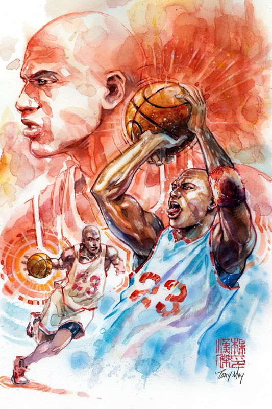 [METAL] FAME MICHAEL JORDAN UNKNOWN COMICS TONY MOY EXCLUSIVE VIRGIN VAR ONLY 23 MADE - East Coast Comics