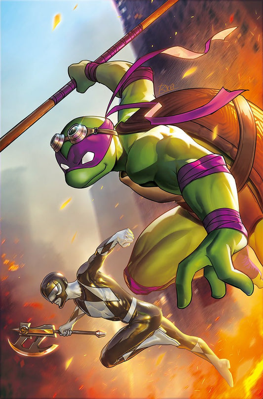 MMPR TMNT II 4 R1C0 UNKNOWN COMICS EXCLUSIVE VIRGIN VAR (03/29/2023) - East Coast Comics
