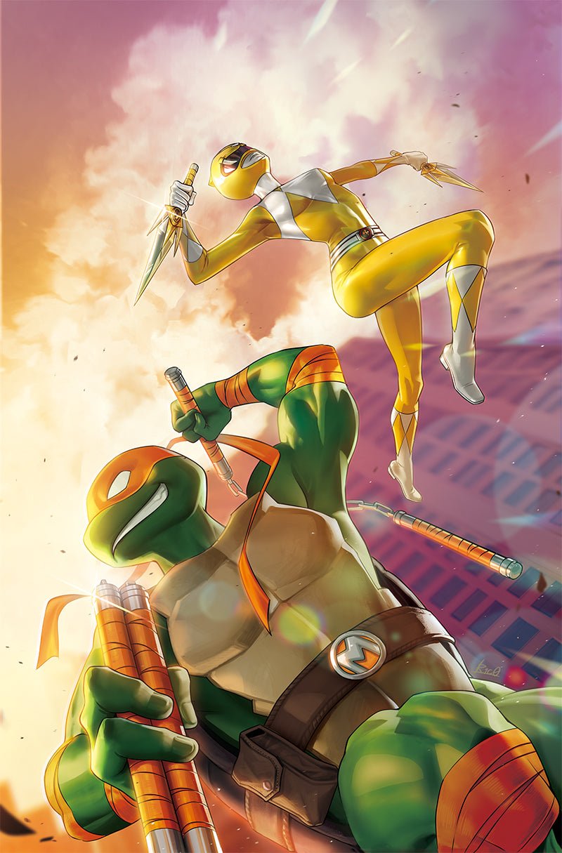 MMPR TMNT II #5 R1C0 UNKNOWN COMICS EXCLUSIVE VIRGIN VAR (04/26/2023) - East Coast Comics