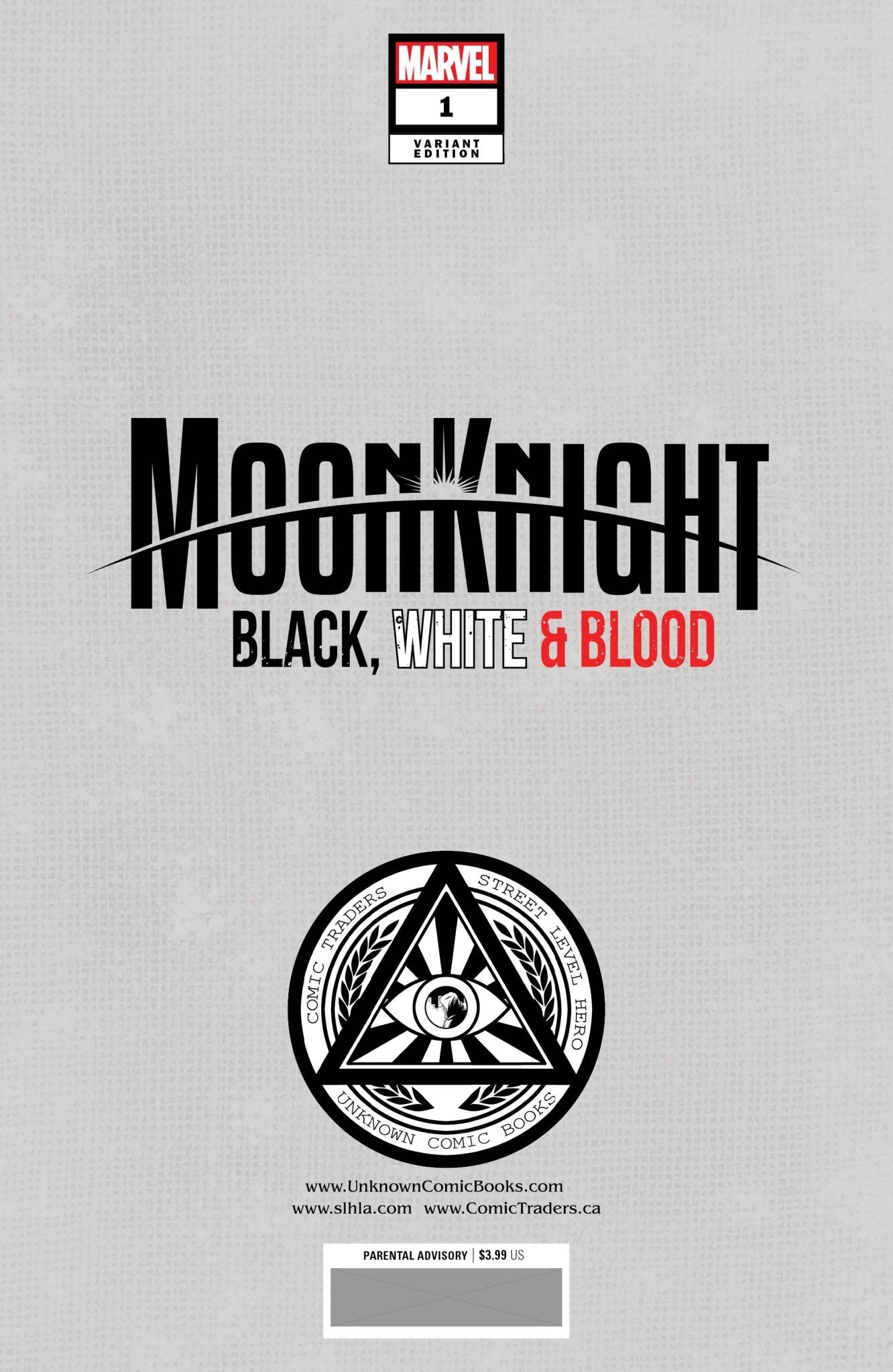 Moon Knight: Black, White & Blood 1 Unknown Comics Creees Exclusive Var (05/11/2022) - East Coast Comics