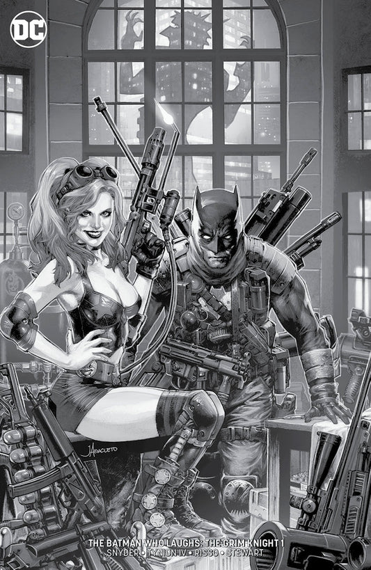 Batman Who Laughs The Grim Knight #1 Unknown Comic Books Jay Anacleto Exclusive Black And White 3/13/2019 - East Coast Comics
