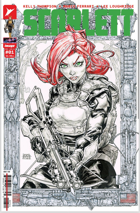 SCARLETT 1 AND DESTRO 1 (Energon universe) (2 BOOK BUNDLE) FREDDIE WILLIAMS Black Saber Comics Exclusive - East Coast Comics