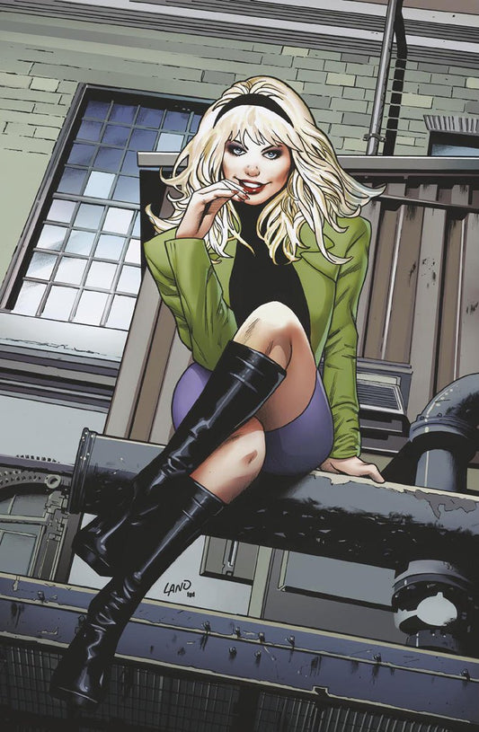 Spider - Gwen: Gwenverse 1 Unknown Comics Greg Land Exclusive Homage Virgin 2Nd Ptg Var (04/27/2022) (05/04/2022) - East Coast Comics