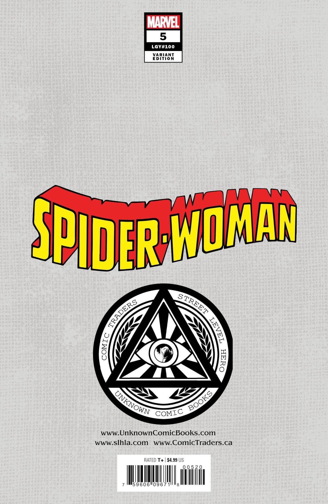 Spider - Woman 5 Unknown Comic Miguel Mercado Exclusive Var (10/21/2020) - East Coast Comics