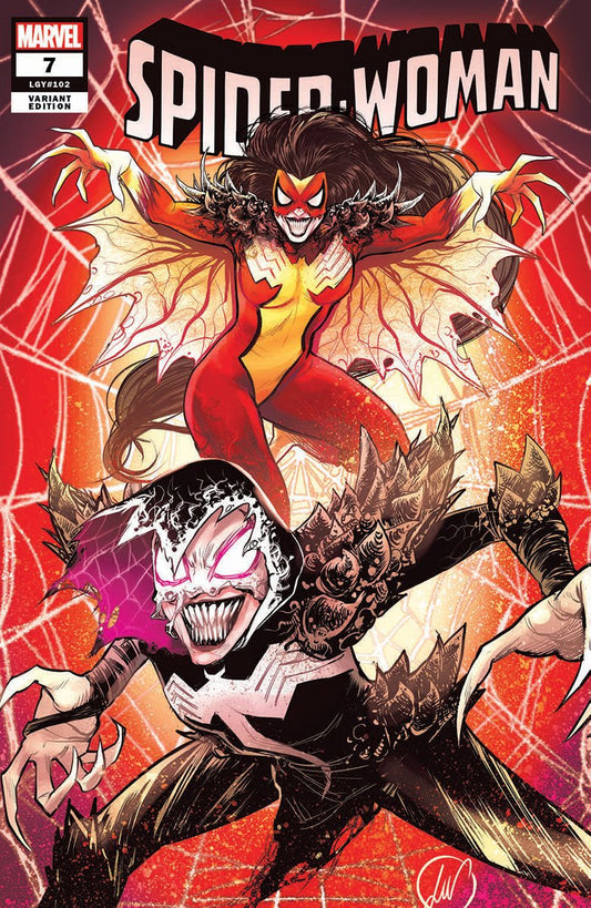 Spider - Woman 7 Unknown Comics Lucas Werneck Exclusive Knullified Var Kib (12/23/2020) - East Coast Comics