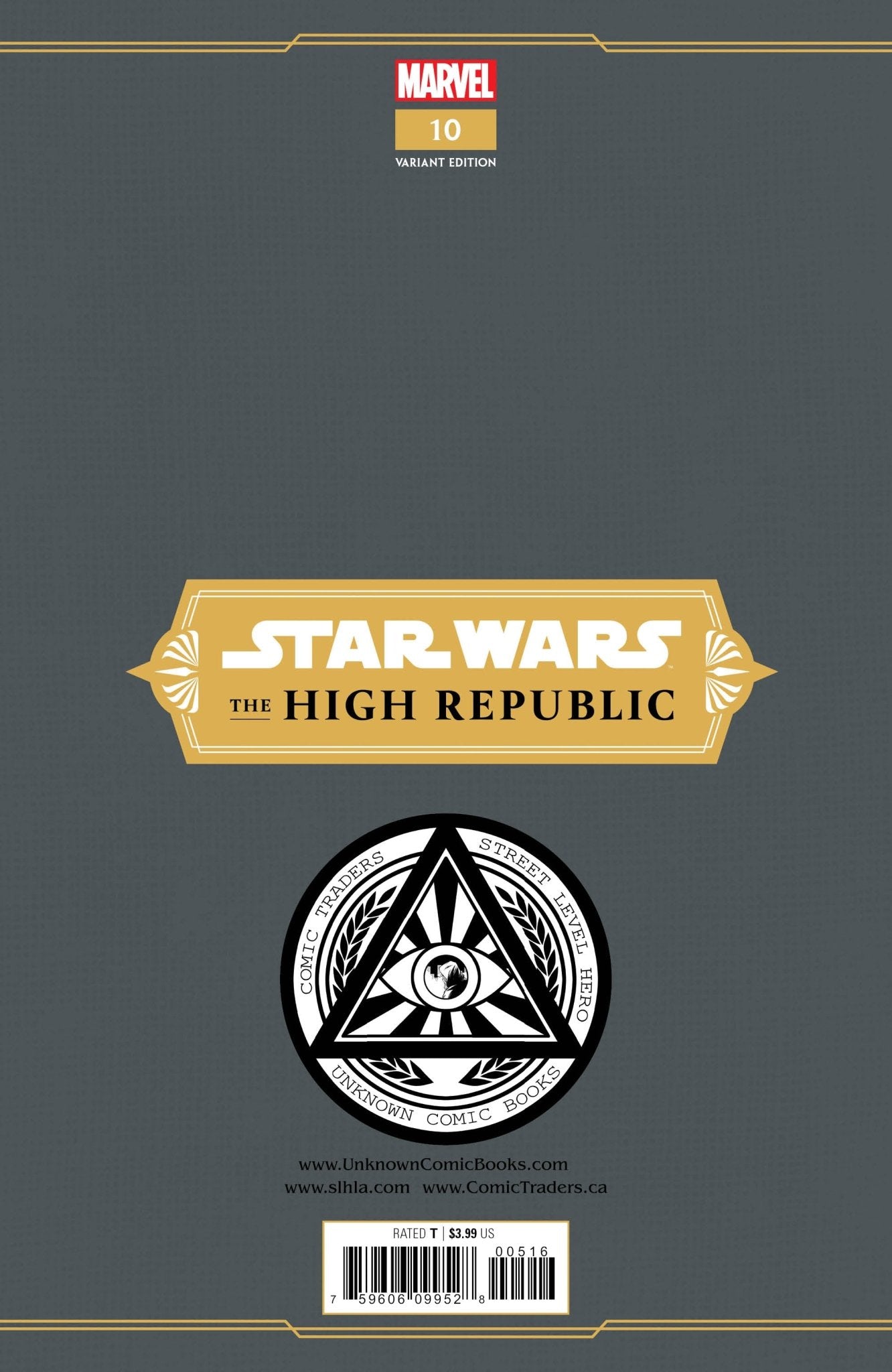 Star Wars High Republic 10 Unknown Comics Marco Turini Exclusive Var (10/20/2021) - East Coast Comics