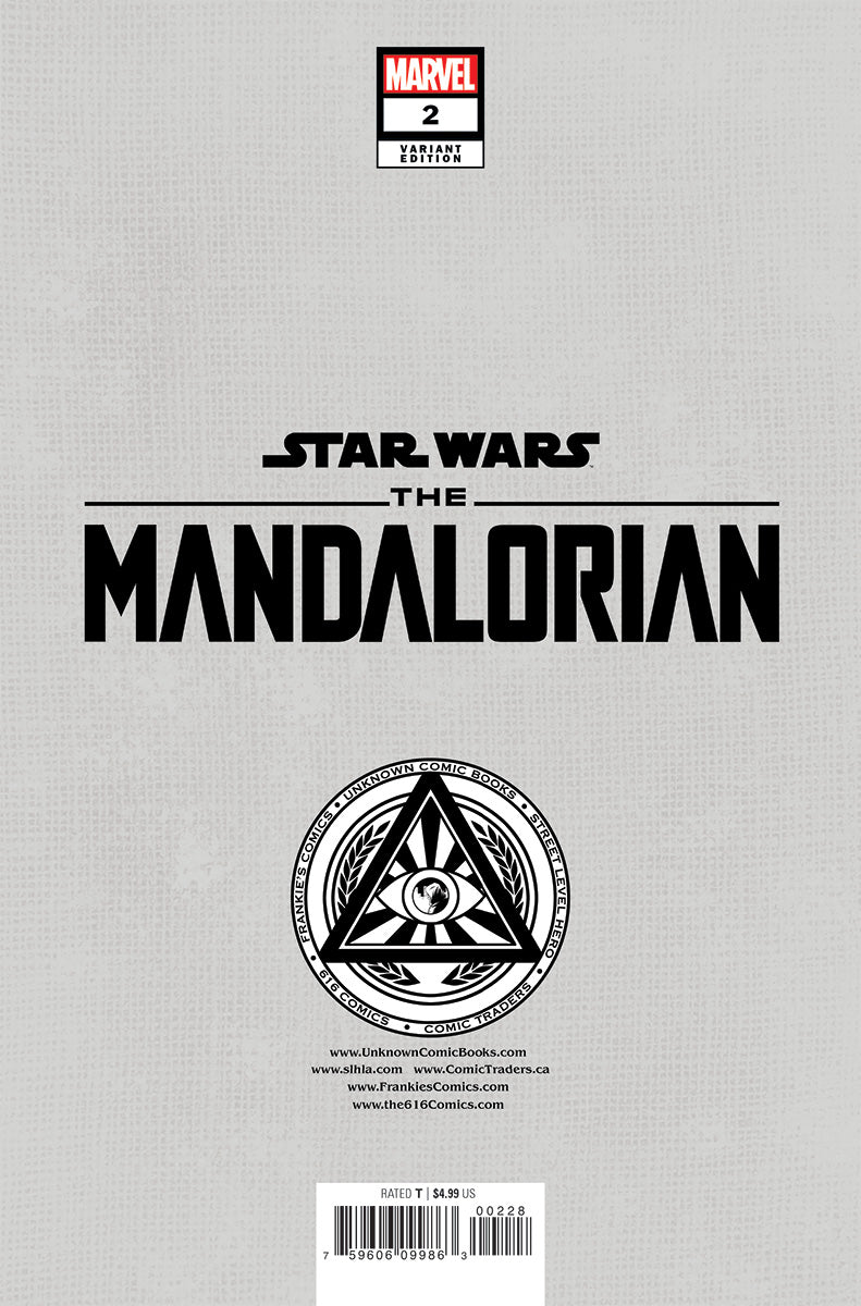 Star Wars: The Mandalorian #2 Unknown Comics Todd Nauck Virgin Exclusive Var (08/17/2022) - East Coast Comics
