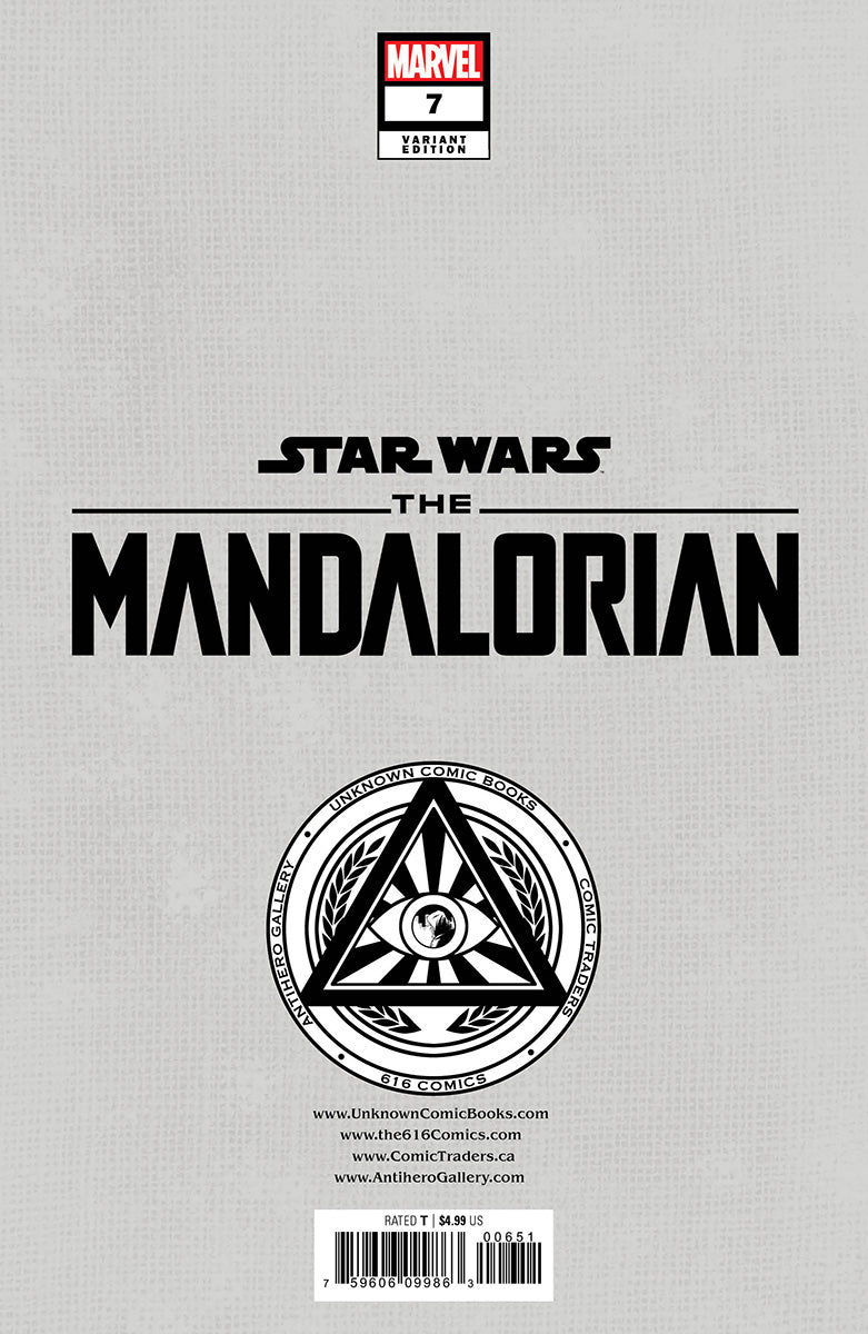 Star Wars: The Mandalorian 7 Unknown Comics Kaare Andrews Exclusive Var (01/11/2023) - East Coast Comics