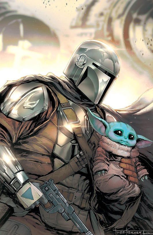 STAR WARS: THE MANDALORIAN 8 UNKNOWN COMICS TYLER KIRKHAM EXCLUSIVE VIRGIN VAR (03/01/2023) - East Coast Comics