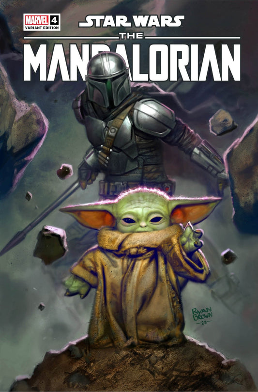 Star Wars: The Mandalorian Season 2 4 Unknown Comics Ryan Brown Exclusive Var (09/27/2023) - East Coast Comics
