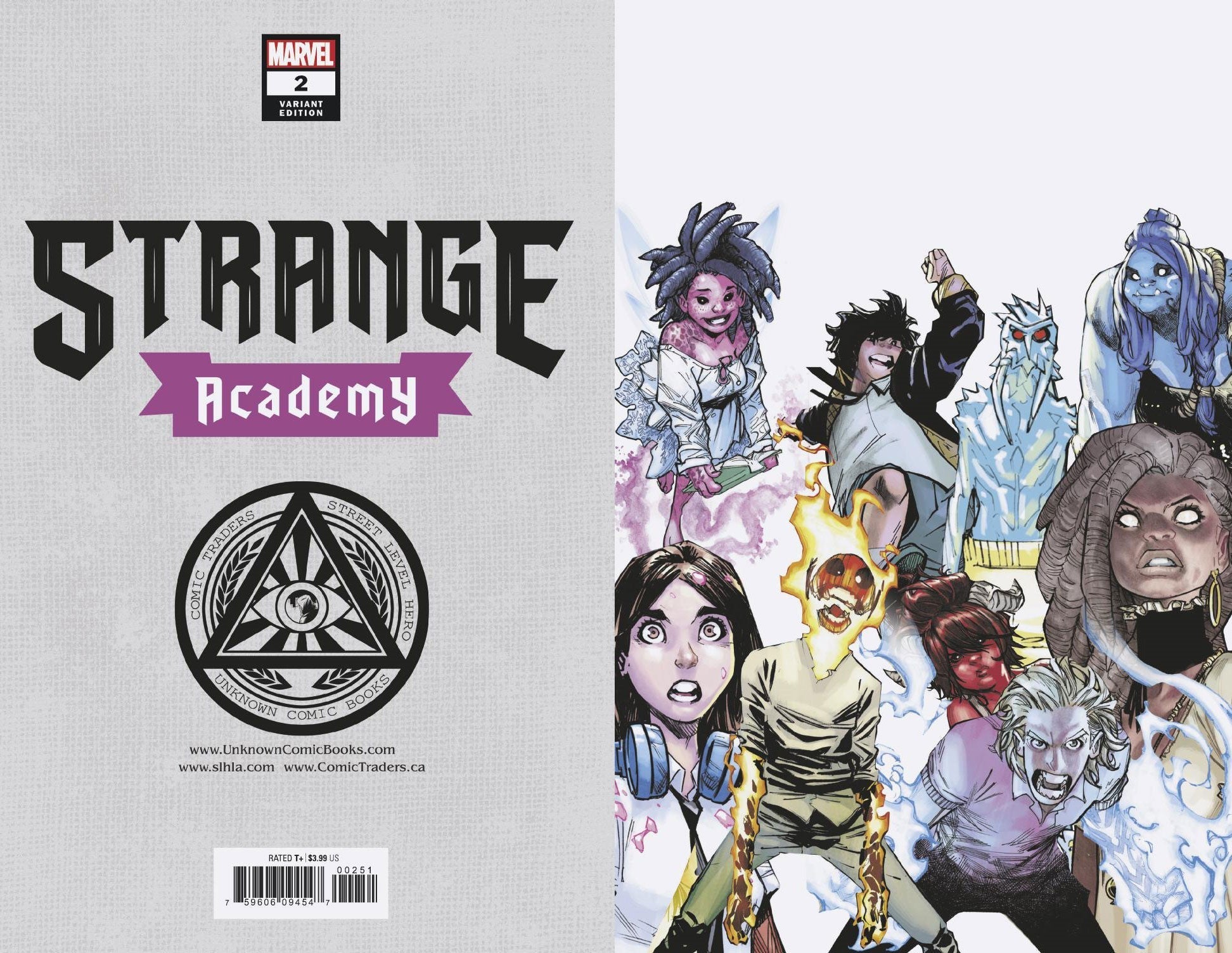 STRANGE ACADEMY #2 UNKNOWN COMICS EXCLUSIVE 4TH PTG VIRGIN VAR (10/14/2020) - East Coast Comics