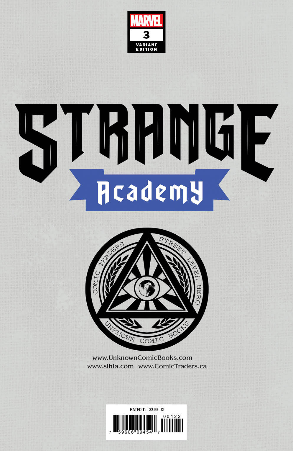 STRANGE ACADEMY 3 UNKNOWN COMICS JAY ANACLETO EXCLUSIVE VAR (09/30/2020) - East Coast Comics