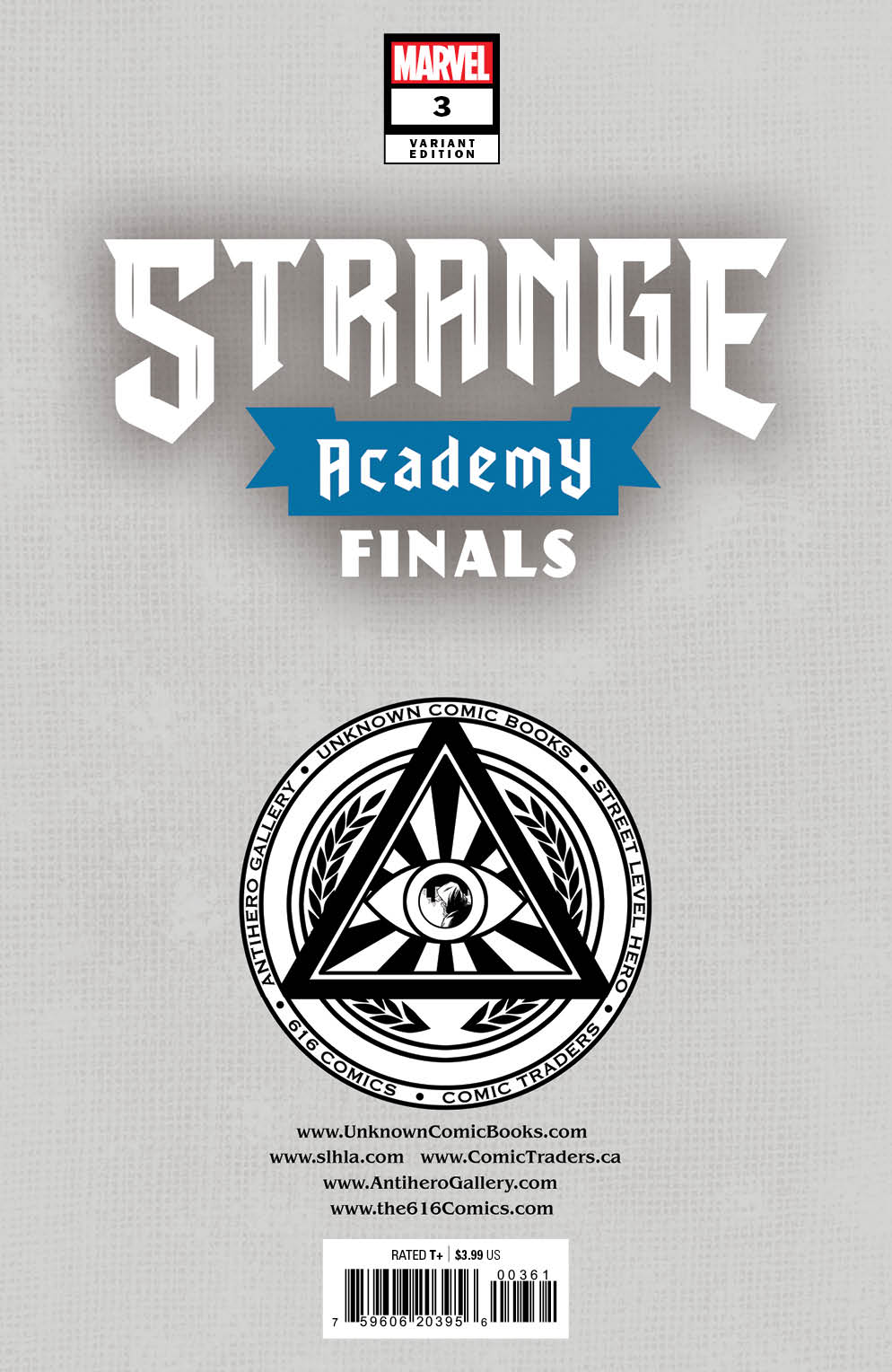 Strange Academy: Finals 3 Unknown Comics Sabine Rich Exclusive Var (12/28/2022) - East Coast Comics