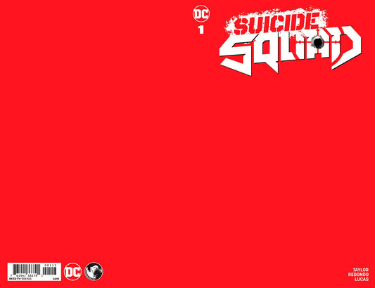 Suicide Squad 1 Unknown Comics Red Blank Exclusive Var (12/18/2019) - East Coast Comics
