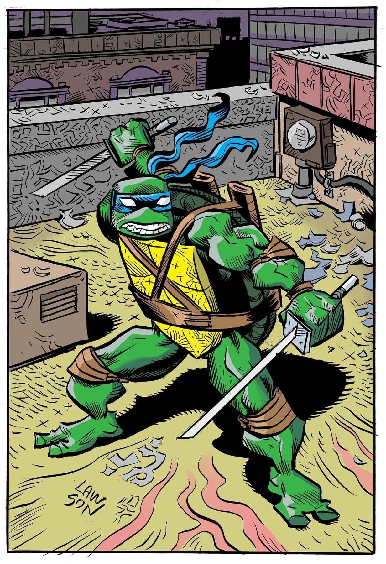 TEENAGE MUTANT NINJA TURTLES 143 144 145 146 147 148 SET of JIM LAWSON 6 BOOK BUNDLE Black Saber Comics Exclusive - East Coast Comics