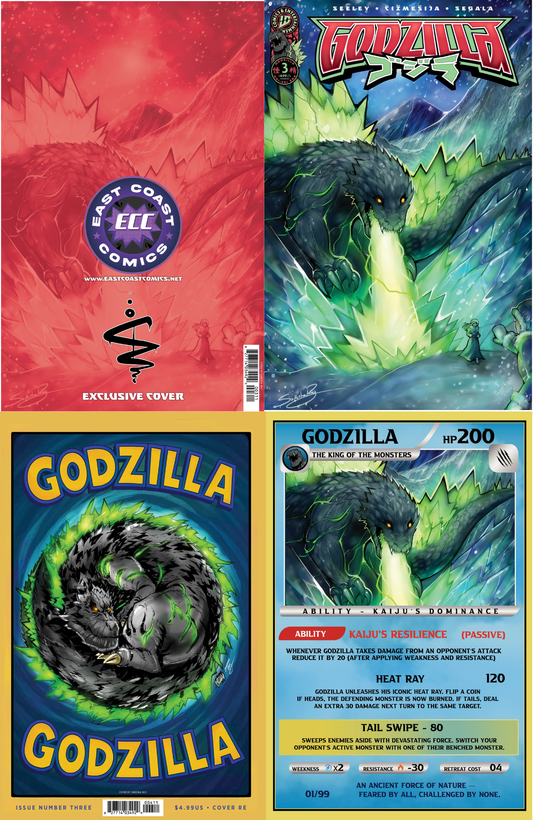 Godzilla [Kai-Sei Era] #3 - ECC Exclusive Sukesha Ray Playing Card Bundle (10/8/25)