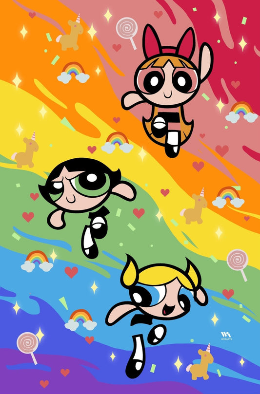 The Powerpuff Girls 1 - Winter Snowdown Showdown | Huy Dinh MEGACON Variant | Rabbit Exclusive - East Coast Comics