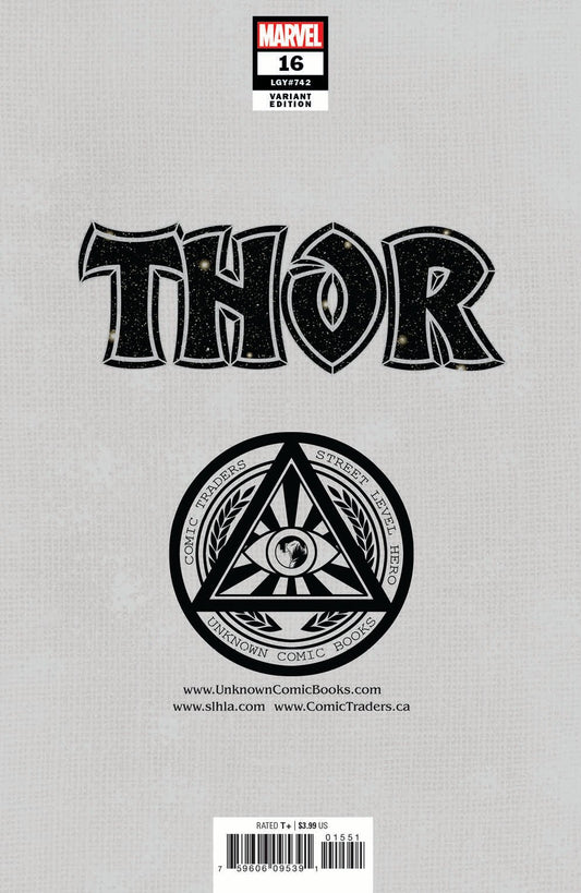 Thor 16 Unknown Comics Gabirele Dell'Otto Exclusive Var (08/25/2021) - East Coast Comics