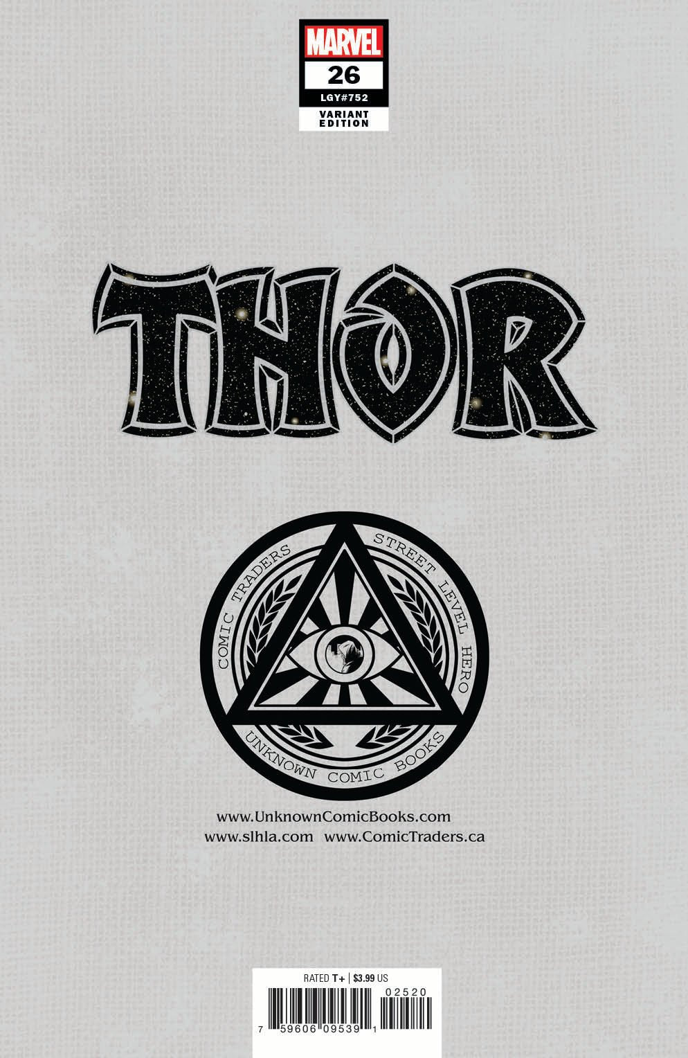 THOR #26 UNKNOWN COMICS TYLER KIRKHAM EXCLUSIVE VIRGIN VAR (06/08/2022) - East Coast Comics
