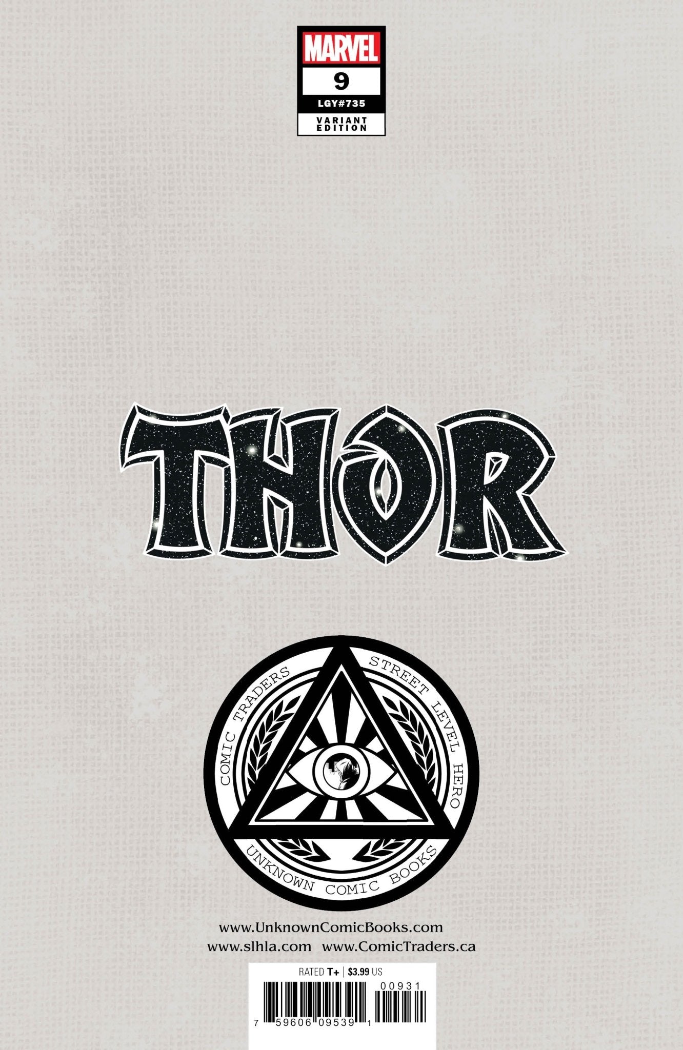 Thor 9 Unknown Comics Miguel Mercado Exclusive Virgin Var (11/04/2020) - East Coast Comics