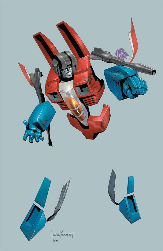 Transformers 18 Unknown Comic Tyler Kirkham Negative Space Virgin Var (03/12/2025) - East Coast Comics