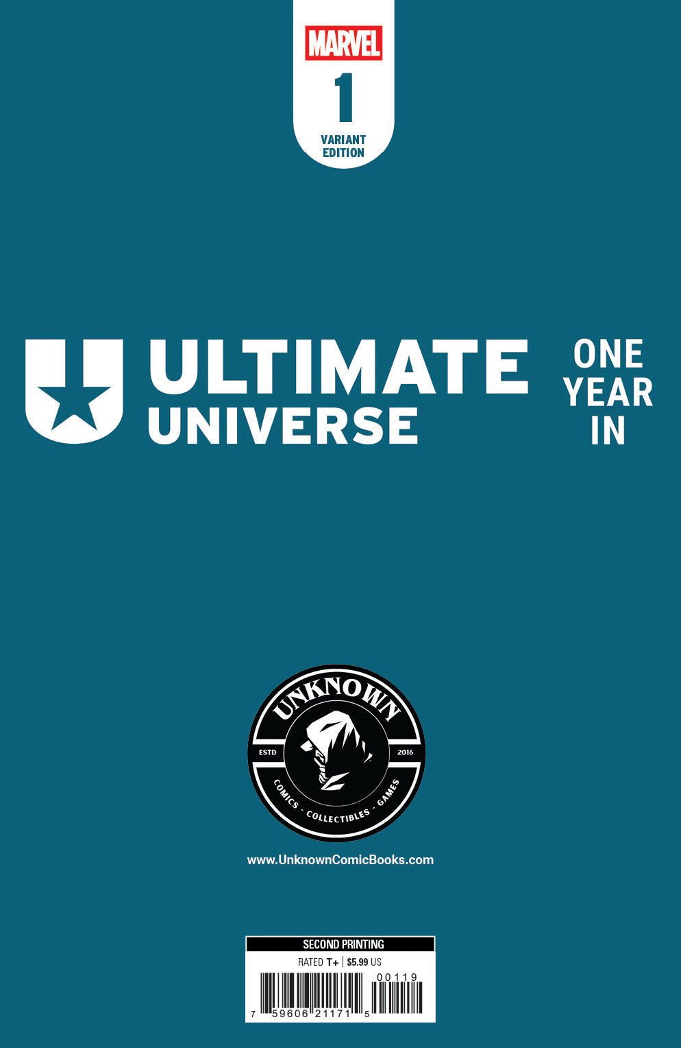 Ultimate Universe: One Year In #1 2nd PTG Unknown Comic Ivan Tao Exclusive Virgin Var (02/05/2025) - East Coast Comics
