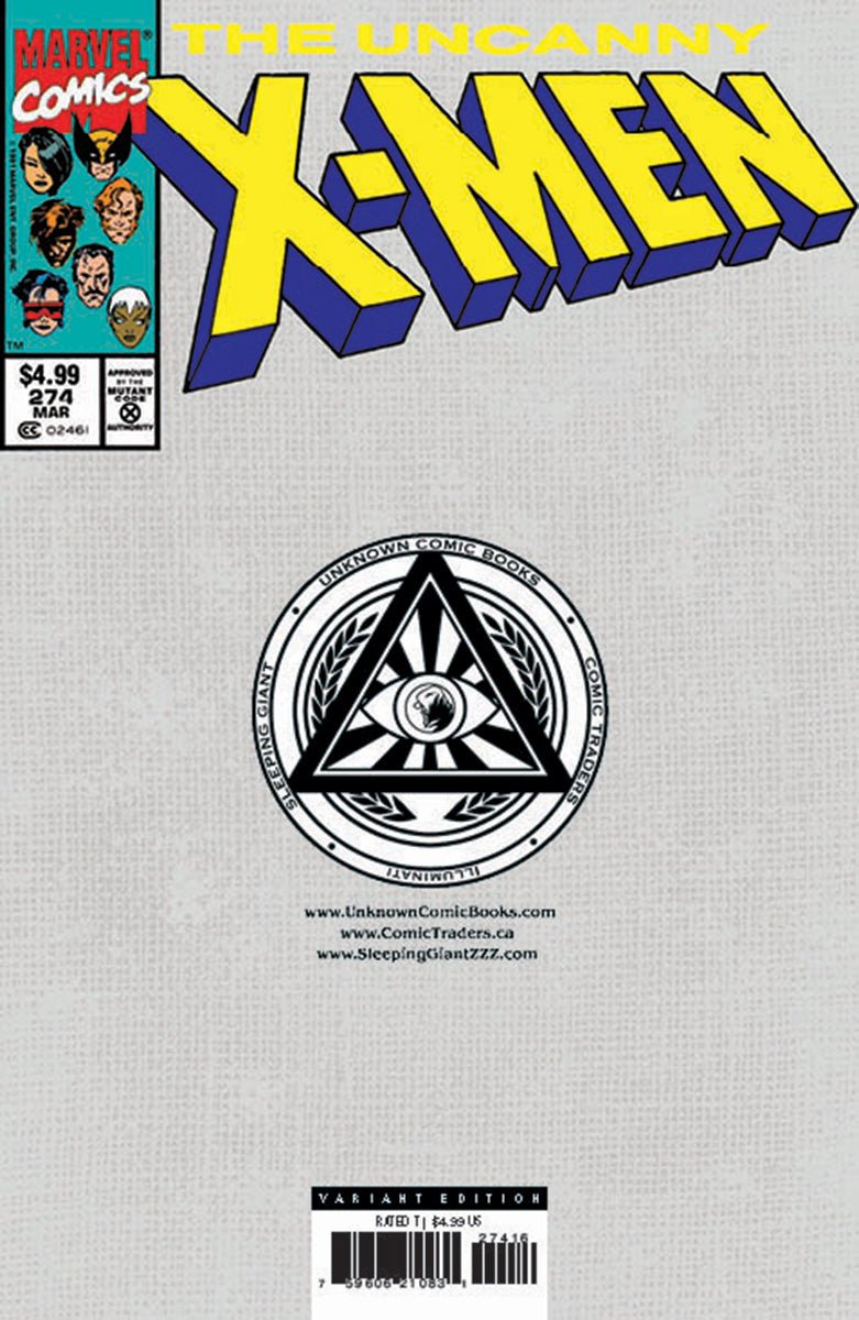 Uncanny X - Men #274 Facsimile Unknown Comics Tyler Kirkham Exclusive Virgin Var (09/04/2024) - East Coast Comics