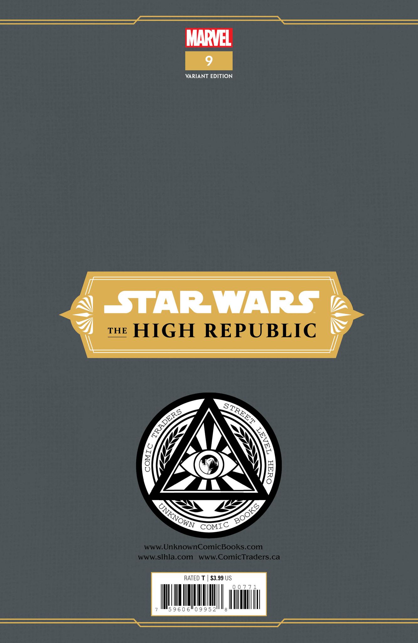 Star Wars High Republic #9 Unknown Comics Marco Turini Exclusive Var (09/01/2021) - East Coast Comics