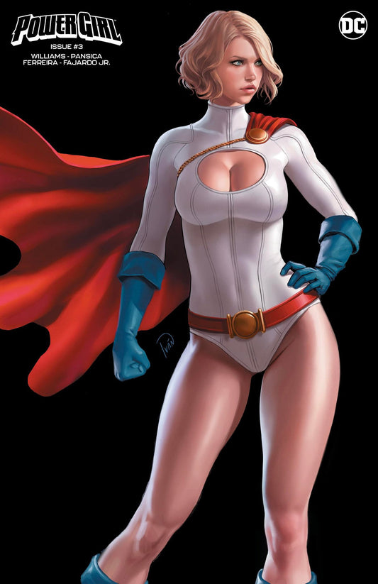 Power Girl #3 Ivan Talavera (616) Exclusive Minimal Virgin Var (12/13/2023) - East Coast Comics