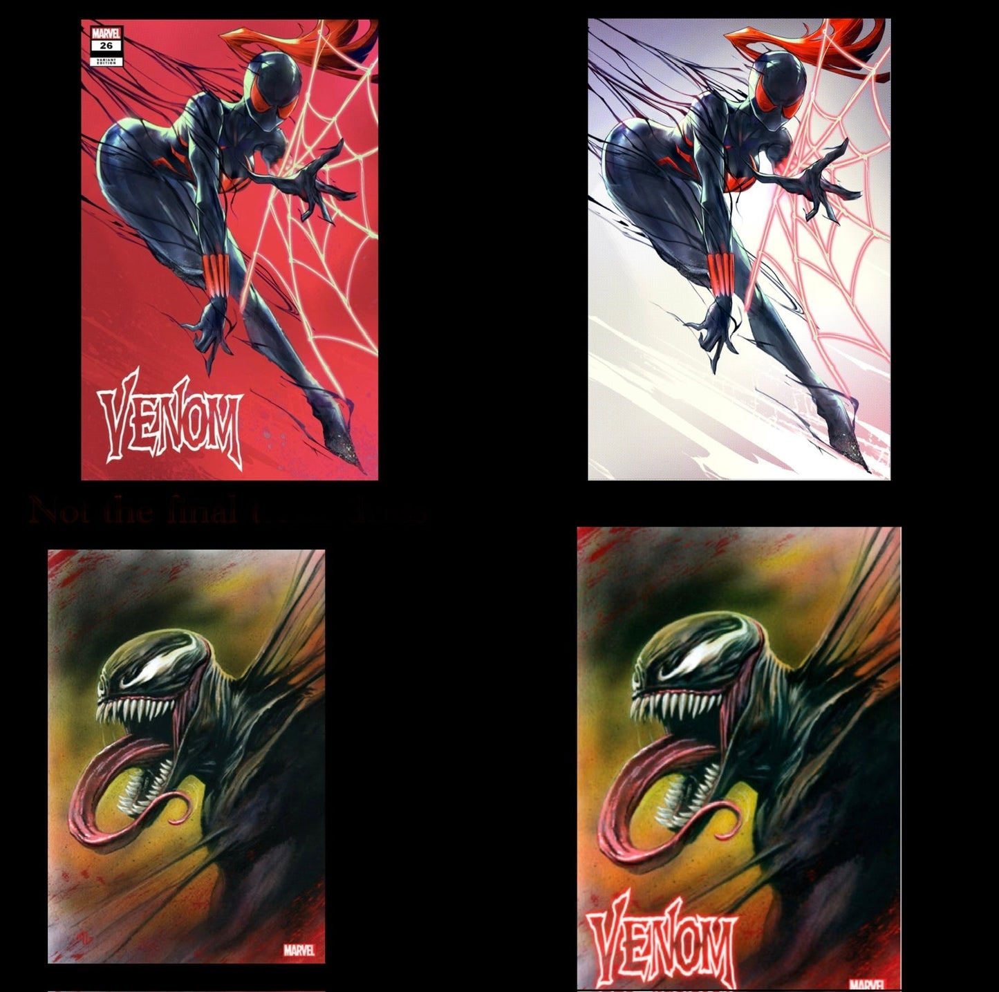 VENOM 26 BY Ivan Tao BLACK SABER COMICS EXCLUSIVE - East Coast Comics