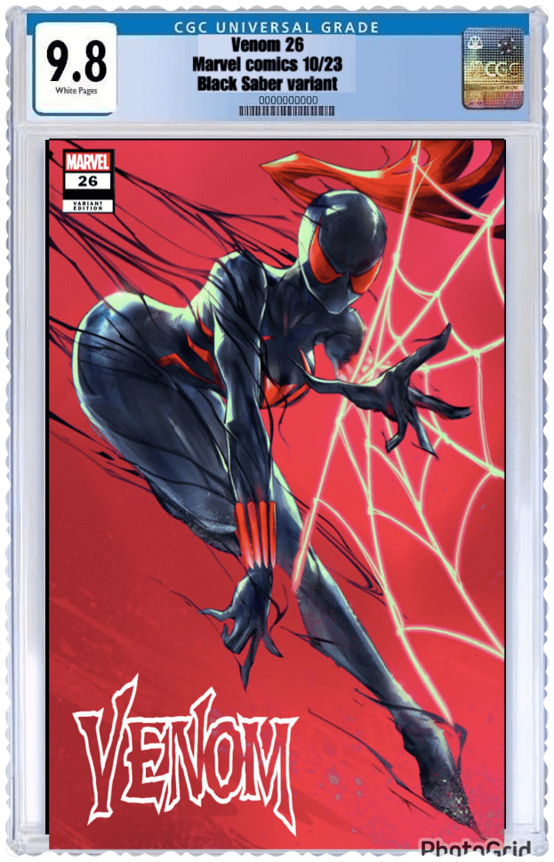 VENOM 26 BY Ivan Tao BLACK SABER COMICS EXCLUSIVE - East Coast Comics