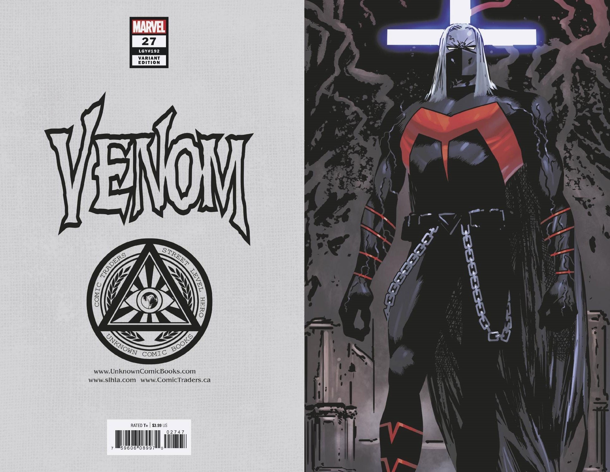 VENOM 27 UNKNOWN COMICS EXCLUSIVE 3RD PTG VIRGIN VAR (10/07/2020) - East Coast Comics