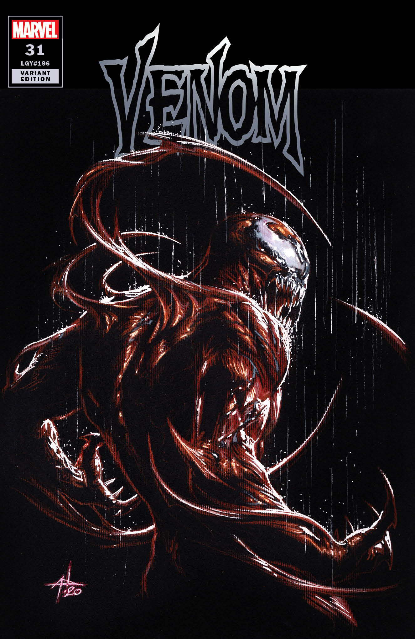 Venom 31 Unknown Comics Gabriele Dell'Otto Exclusive Carnage Var Kib (12/09/2020) - East Coast Comics