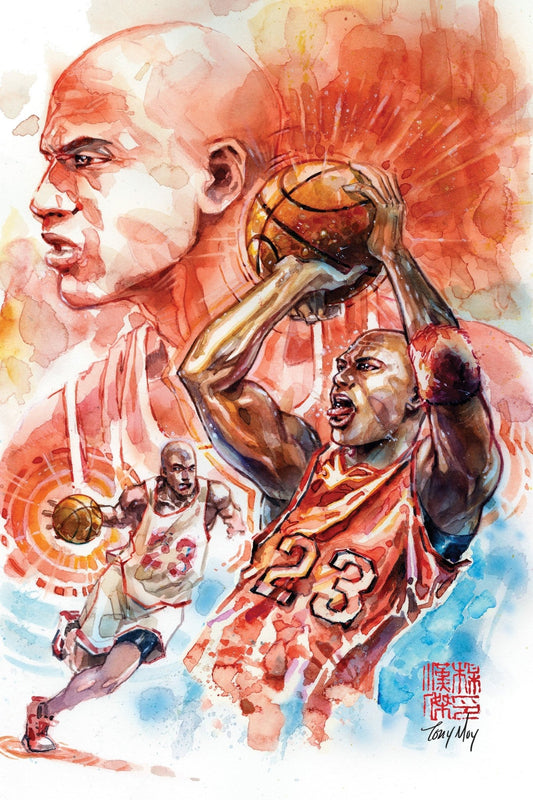 [VIRGIN] FAME MICHAEL JORDAN UNKNOWN COMICS TONY MOY EXCLUSIVE [C2E2] VIRGIN VAR LIMITED TO 50 - East Coast Comics