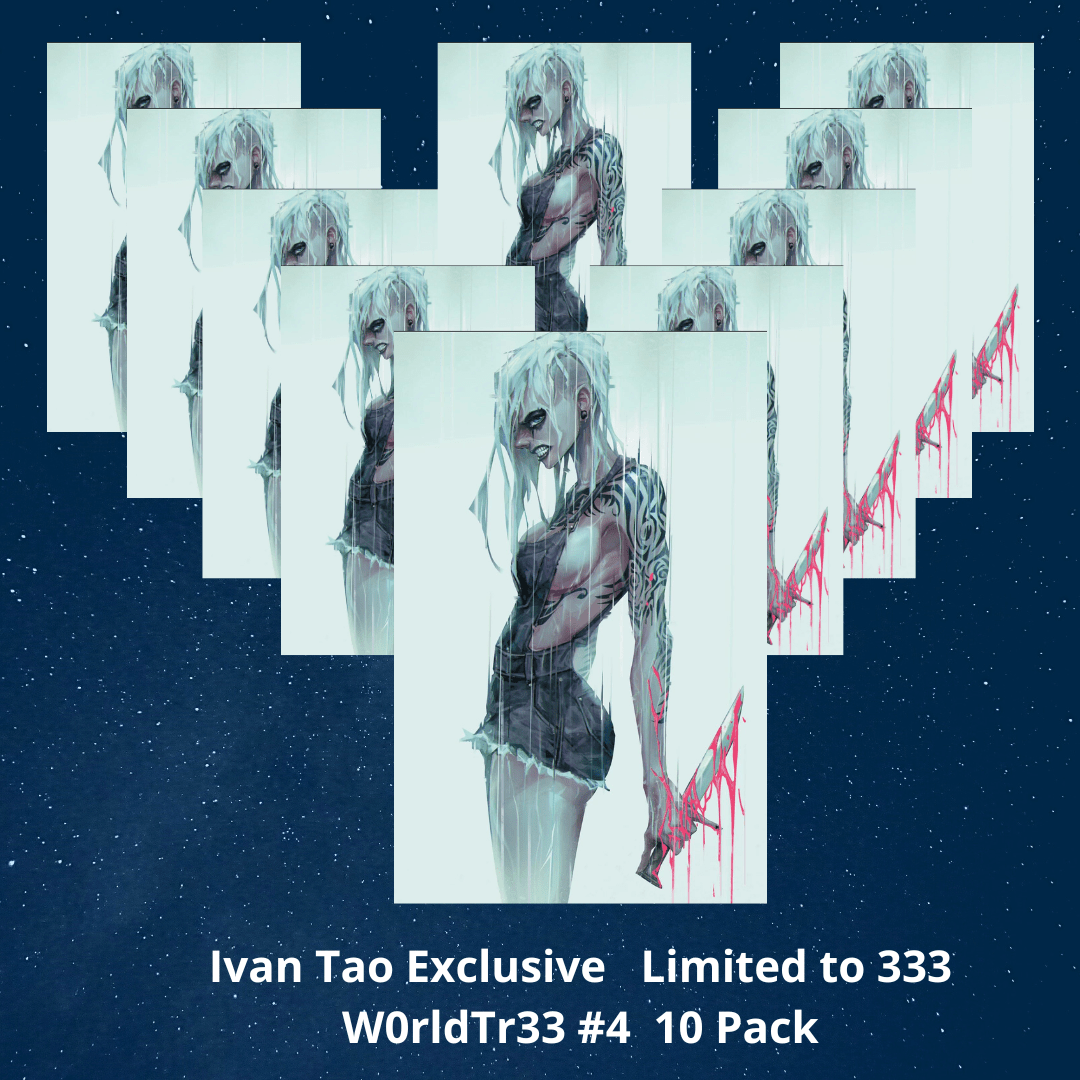 W0RLDTR33 4 - Ivan Tao ltd 333 Black Saber Comics Exclusive EXCLUSIVE - East Coast Comics
