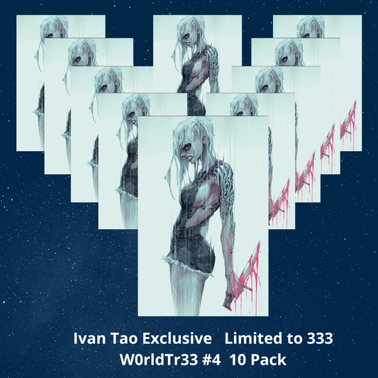 W0RLDTR33 4 - Ivan Tao ltd 333 Black Saber Comics Exclusive EXCLUSIVE - East Coast Comics