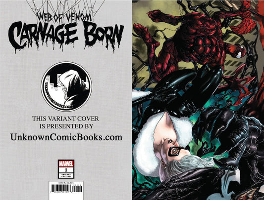 Web Of Venom Carnage Born 1 Unknown Comic Books Suayan Virgin Exclusive 11/21/2018 - East Coast Comics