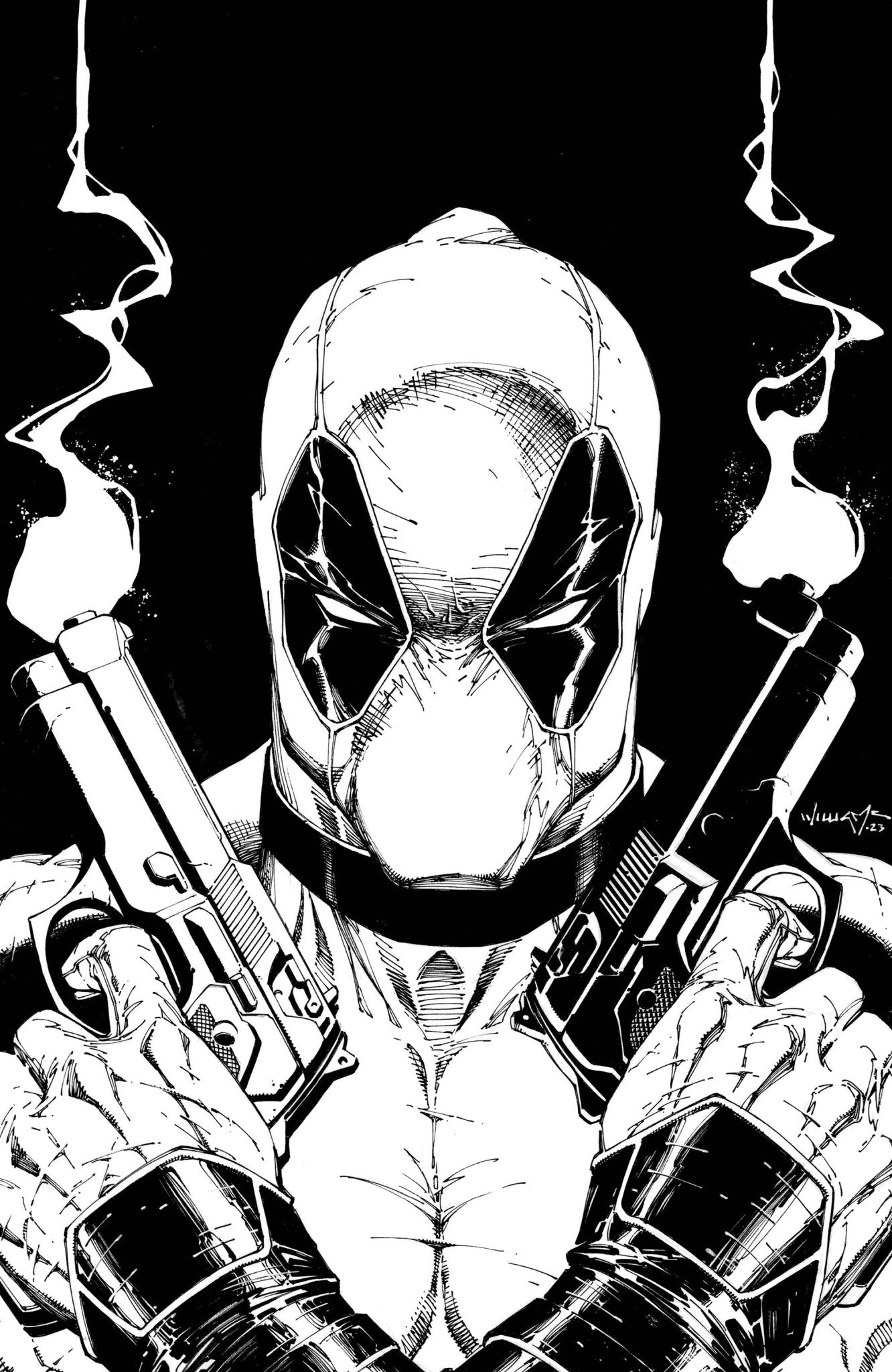 Wolverine 33 Virgin B&W Scott Williams Exclusive SDCC Limited Icon Var [INST] - East Coast Comics