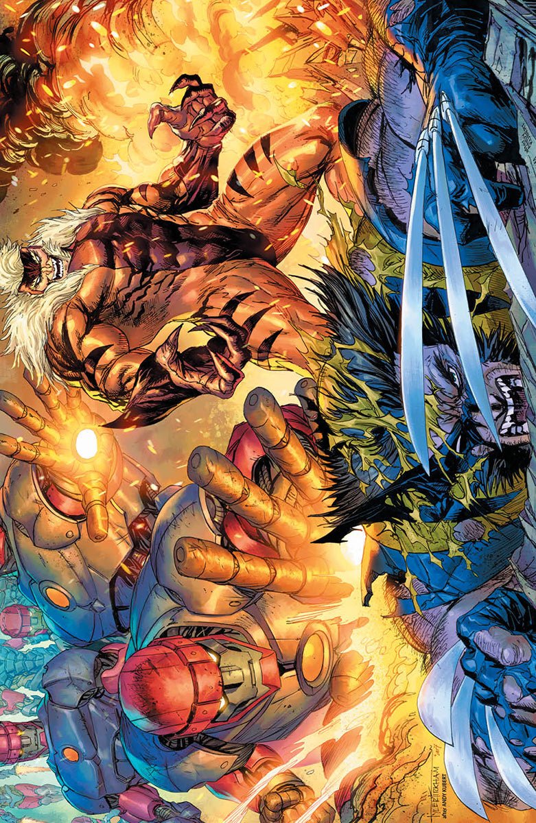 WOLVERINE 42 UNKNOWN COMICS TYLER KIRKHAM EXCLUSIVE 👉 [FULL LANDSCAPE] VIRGIN MEGACON VAR (02/14/2024) - East Coast Comics