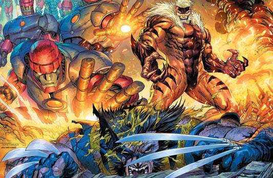 WOLVERINE 42 UNKNOWN COMICS TYLER KIRKHAM EXCLUSIVE 👉 [FULL LANDSCAPE] VIRGIN MEGACON VAR (02/14/2024) - East Coast Comics