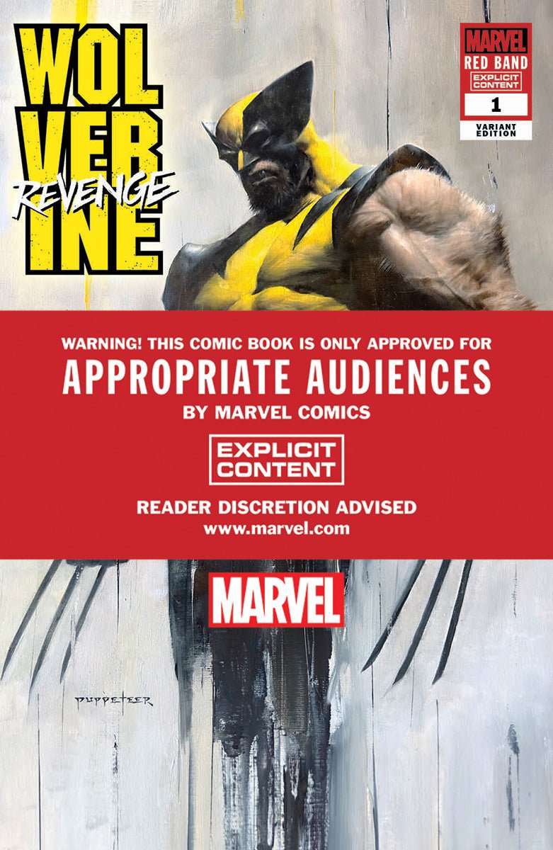 Wolverine: Revenge - Red Band 1 Unknown Comics Puppetter Lee Exclusive Var [Polybagged] Explicit Content (08/21/2024) - East Coast Comics