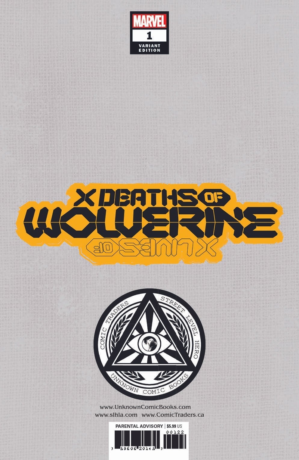 X Deaths Of Wolverine 1 Unknown Comics Tyler Kirkham Exclusive Var (01/26/2022) - East Coast Comics