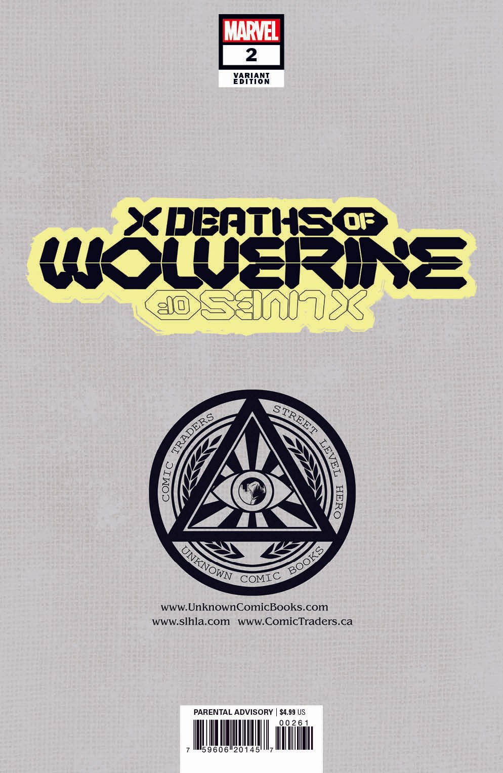 X Deaths Of Wolverine 2 Unknown Comics Ryan Stegman Exclusive Var (02/09/2022) - East Coast Comics