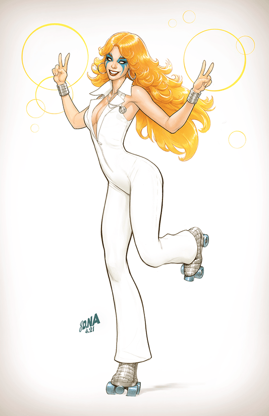 X - FACTOR 9 UNKNOWN COMICS DAVID NAKAYAMA EXCLUSIVE VIRGIN DAZZLER COLOR BLEED VAR (05/12/2021) - East Coast Comics